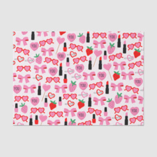 Niedliches rosafarbenes Gewebepapier Seidenpapier