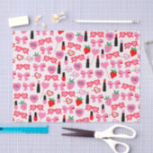 Niedliches rosafarbenes Gewebepapier Seidenpapier (Handwerk)