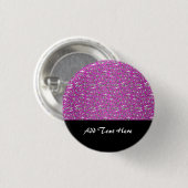 Niedliches, rosafarbenes Weinmuster Button (Vorne & Hinten)