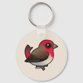 Niedliches Rosefinch Schlüsselanhänger (Vorderseite)