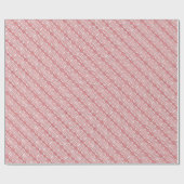 Niedliches, rot dekoratives ukrainisches Muster Geschenkpapier (Flach)