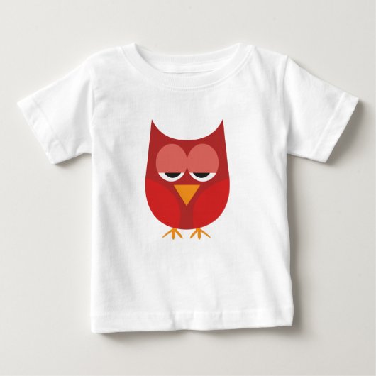 Niedliches Rot-Gelb-Cartoon Baby T-shirt (Vorderseite)
