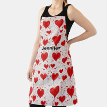 Niedliches Rot, rosa Herzen, Monografie des Valent