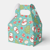 Niedliches Rot und Blau Urlaub Backen Leckereien M Geschenkschachtel (Rückseite)