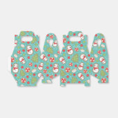 Niedliches Rot und Blau Urlaub Backen Leckereien M Geschenkschachtel (Ungefaltet)