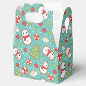 Niedliches Rot und Blau Urlaub Backen Leckereien M Geschenkschachtel (Geöffnet)