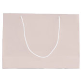 Niedliches Rot und Blütencoquette Herzerbauch Große Geschenktüte (Rückseite)