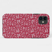 Niedliches Rot-Weiß-Muster Case-Mate iPhone Hülle (Rückseite (Horizontal))