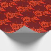 Niedliches Rotes Chinesisches Rattenpapier Neujahr Geschenkpapier (Ecke)
