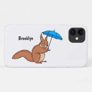 Niedliches Rotes Eichhörnchen mit Cartoon Case-Mate iPhone Hülle