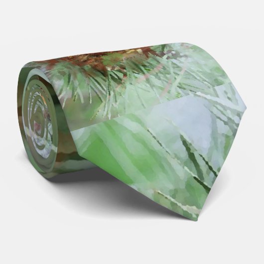 Niedliches Rotes Eichhörnchen Wasserfarbe Art Krawatte (Gerollt)