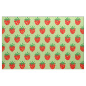 Niedliches rotes Erdbeermuster DIY Spinnstoffgeweb Stoff (Fat Quarter (45,7 x 55,9 cm))
