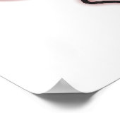 Niedliches Rotes Ladybugs Kinderzimmer Poster (Ecke)