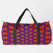 Niedliches rotes Muster Duffle Bag (Rückseite)