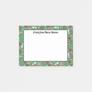 Niedliches Rotes Muster - Ein Hinweis aus der Kran Post-it Klebezettel