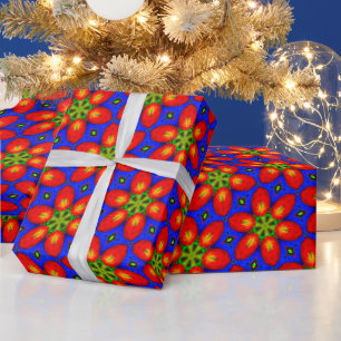 Niedliches rotes Muster Geschenkpapier