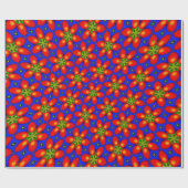 Niedliches rotes Muster Geschenkpapier (Flach)