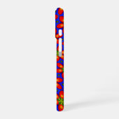 Niedliches rotes Muster iPhone 16 Hülle (Linke Seite)