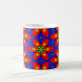 Niedliches rotes Muster Kaffeetasse (Mittel)