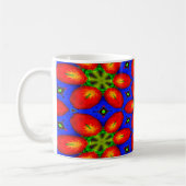 Niedliches rotes Muster Kaffeetasse (Links)