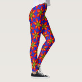 Niedliches rotes Muster Leggings (Rechts)