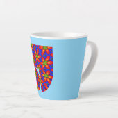 Niedliches rotes Muster Milchtasse (Rechte Ecke)