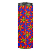 Niedliches rotes Muster Thermosbecher (Rückseite)