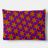 Niedliches rotes Muster Zubehörtasche (Rückseite)