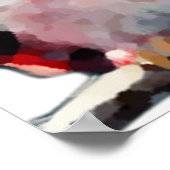 Niedliches Rotes Ohr Poster (Ecke)