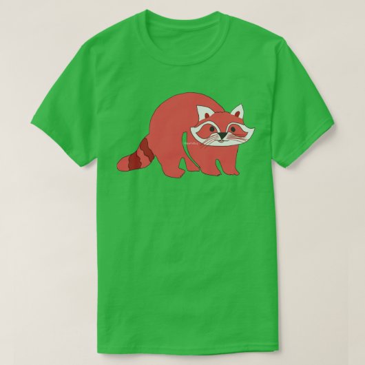 Niedliches Rotes Panda 16 T-Shirt (Design vorne)
