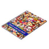 Niedliches rotes Pilzgewächse Notizblock (Linke Seite)