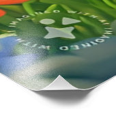 Niedliches Rotes Sonnenstudio unter Baum-75767 Fotodruck (Ecke)