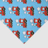 Niedliches rotes Spielzeug-Choo trainieren Kind Ge Seidenpapier (Ausschnitt)