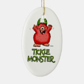 Niedliches rotes Tickle Monster durch send2smiles Keramik Ornament (Rechts)