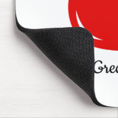 Niedliches rotes Tomatenmauspad mit benutzerdefini Mousepad (Ecke)