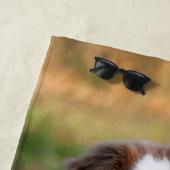 Niedliches rotes Tri australisches Strandtuch (Beispiel)