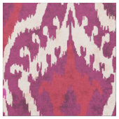 Niedliches rotes und lila Katastermuster Stoff (Nahaufnahme)