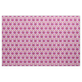 Niedliches rotes und lila Katastermuster Stoff (Yard (91,4 cm))