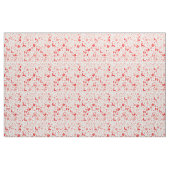 Niedliches rotes Weihnachtsrotwildmuster - Stoff (Fat Quarter (45,7 x 55,9 cm))
