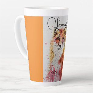 Niedliches Rotfuchs-Wasserfarben-Malerei-Tasse Ora Milchtasse