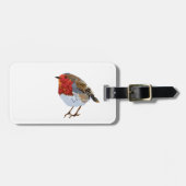 Niedliches Rotkehlchen Gepäckanhänger (Vorderseite horizontal)
