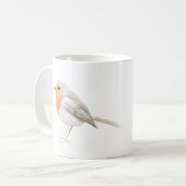 Niedliches Rotkehlchen Kaffeetasse (Vorderseite Links)