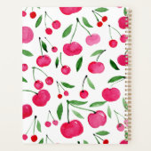 Niedliches Rotkirschmuster Planer (Rückseite)
