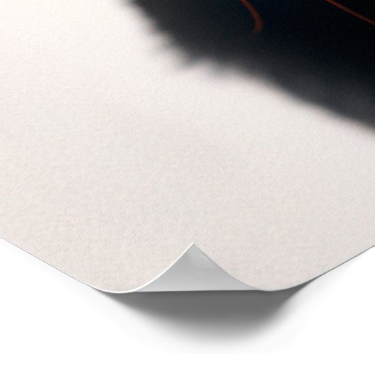 Niedliches Rottweiler Welpen-Portrait Poster (Ecke)