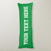 Niedliches Rugby-Ball Cartoon individuelle Name Ki Seitenschläferkissen (Rückseite (Vertikal))