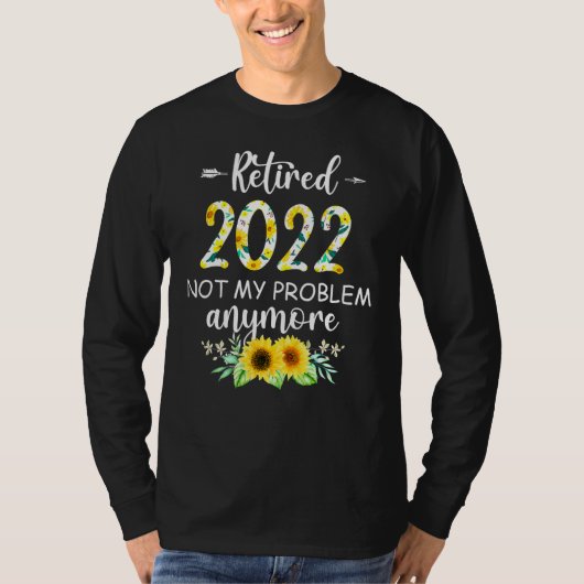 Niedliches Ruhestand 2022 für Frauen 2022 T-Shirt (Vorderseite)