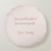 Niedliches Rundblumenkraut Elephant Kissen (Rückseite)