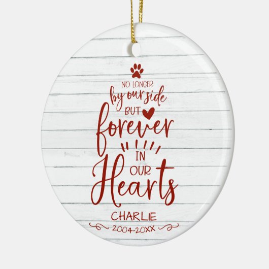 Niedliches rustikales Bauernhaus Katze oder Hausti Keramik Ornament (Links)