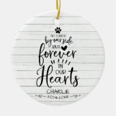 Niedliches rustikales Bauernhaus Katze oder Hausti Keramik Ornament (Vorne)