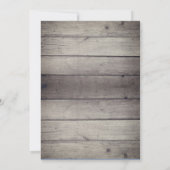 Niedliches rustikales Brautparty Einladung (Rückseite)